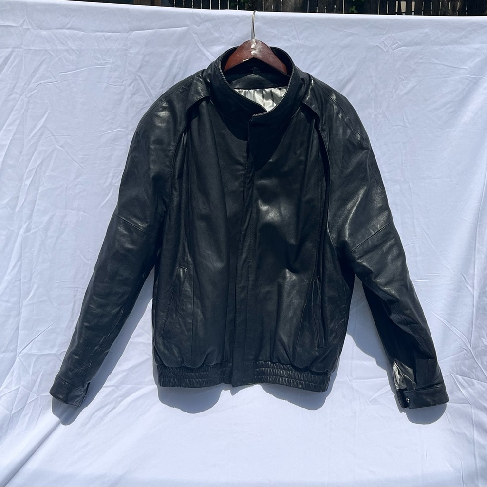 De Pelle Moda leather jacket suit lined size 44